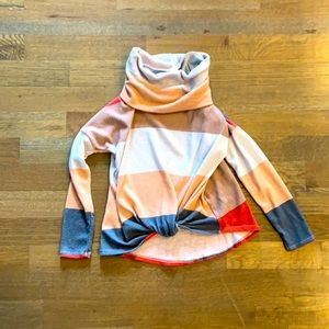 Cowl next long sleeve top